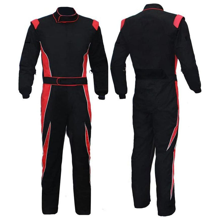 Black & Red Go Kart Race Costume SpeedX Gear