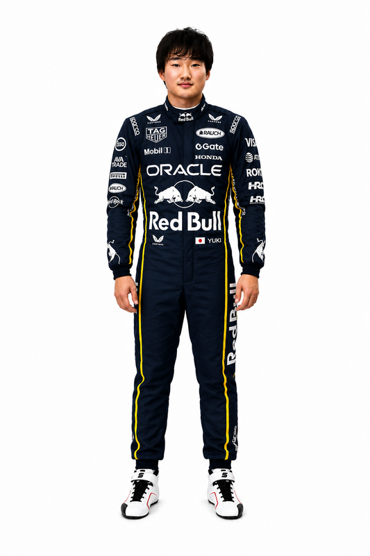 2025 Yuki Tsunoda Las Vegas GP F1 Racing Suit - Speedx Gear