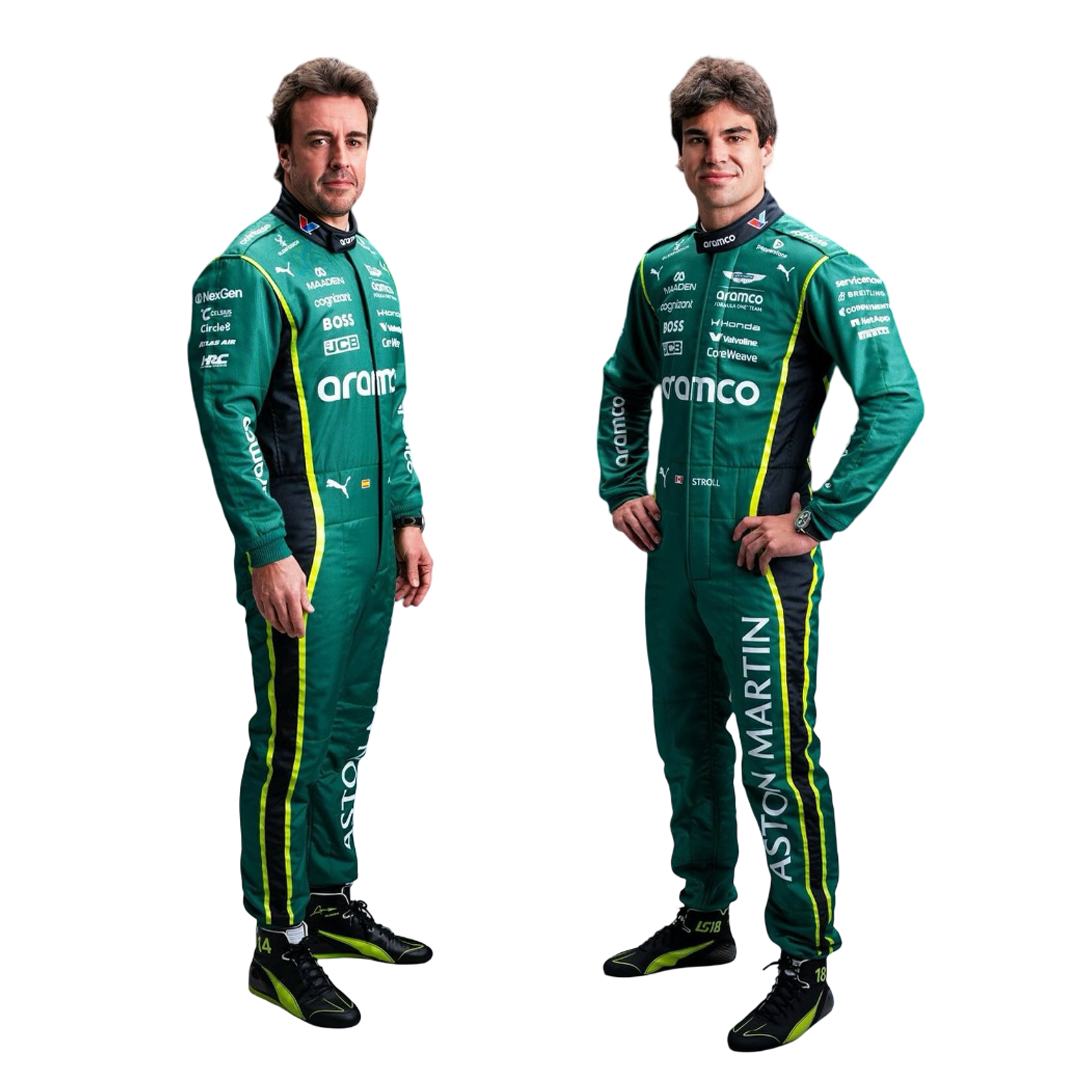 lance gear 2026 Fernando Alonso & Lance Stroll F1 Racing Suit – Speedx Gear