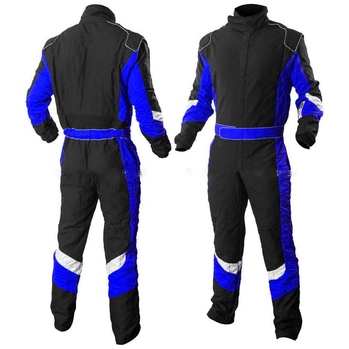 Black / Blue Go-Kart Car Race Costume SpeedX Gear