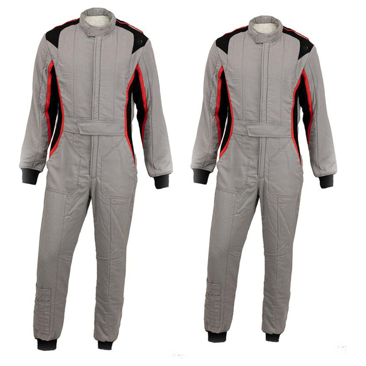 Racing Suit For Go-Kart Race - Gray SpeedX Gear