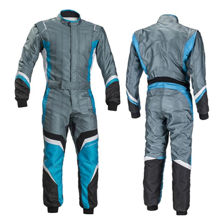 Gray / Blue Go-Kart Driver Race Gear SpeedX Gear