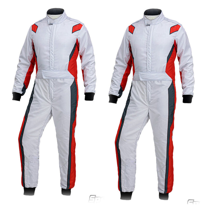 Racing Wear For Karting - White SpeedX Gear