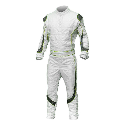 Karting Racing Outfit - White SpeedX Gear