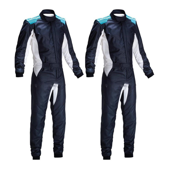 Black / White Karting Driver Race Outfit SpeedX Gear