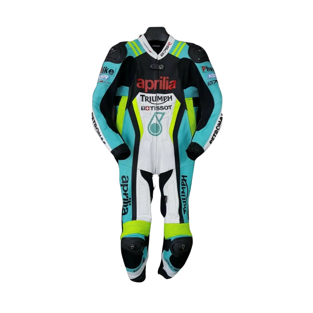 Aprilia Motorbike Racing Leather Suit SpeedX Gear