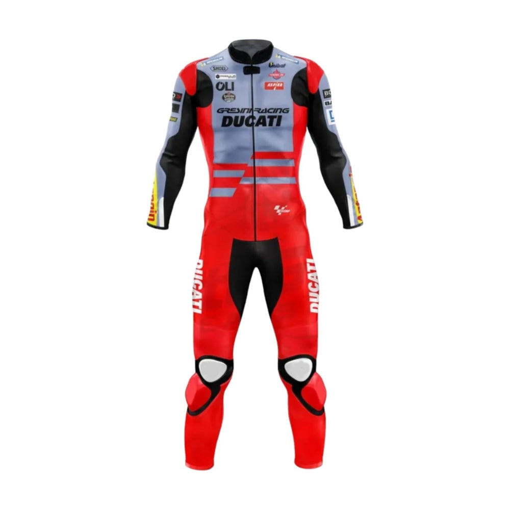 Alex Marquez Gresini Racing Motorcycle Leather Suit SpeedX Gear