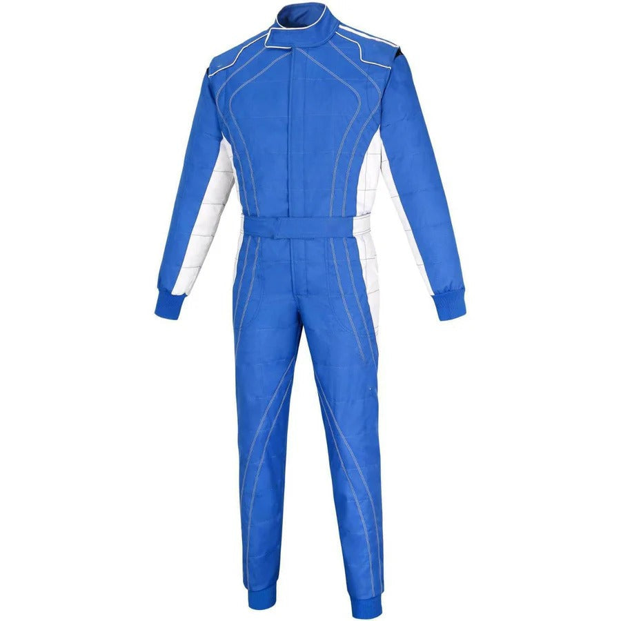 Go Kart Racing Suit Men Blue SpeedX Gear