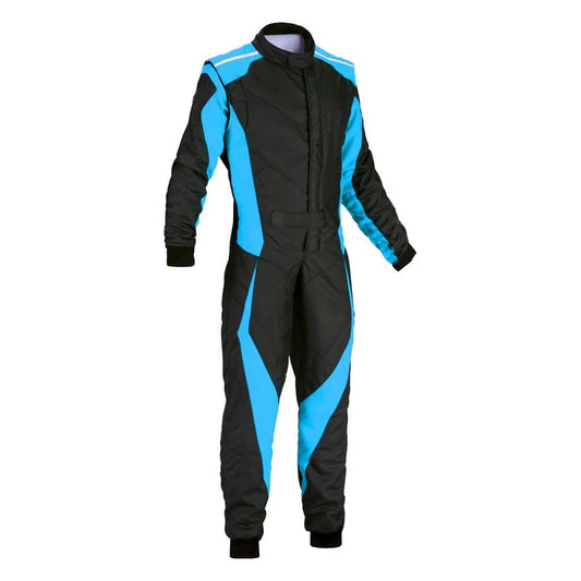Black and Blue Go-Kart Driver Racing Costume SpeedX Gear