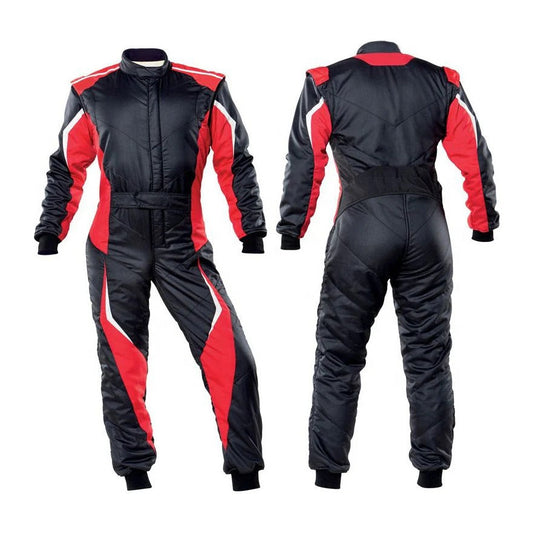 Red ,Black Custom Go Kart Racing Suit SpeedX Gear