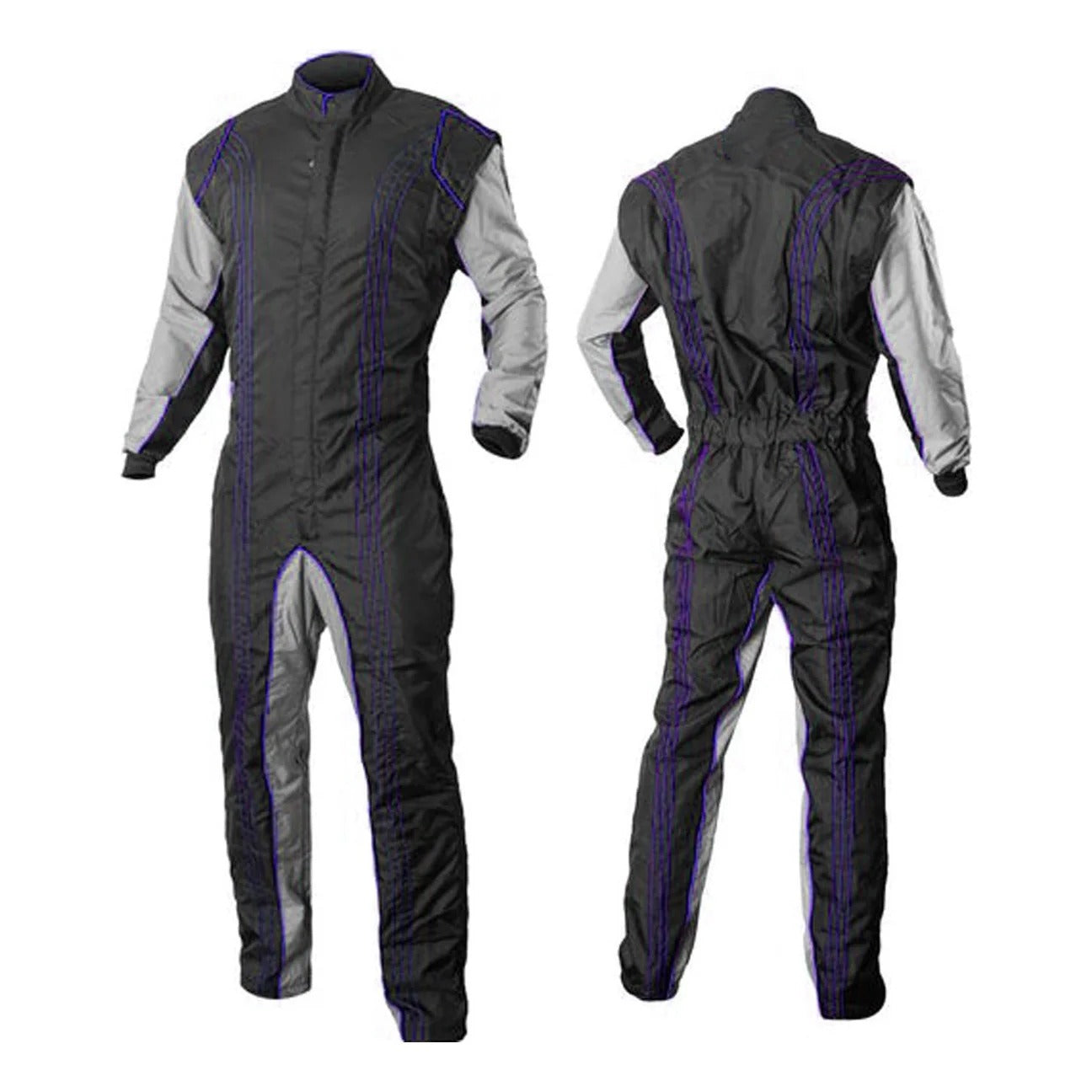 Kart Racing Men / Women Suit Black SpeedX Gear