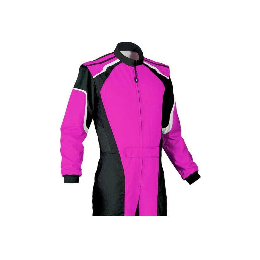 Medium Orchid & Black Go Kart Racing Suit SpeedX Gear