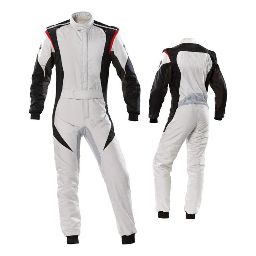 Go Kart Racing Suit White SpeedX Gear
