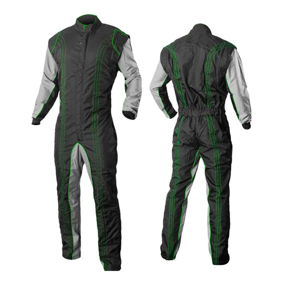 Karting Race Suit Black & Gray SpeedX Gear