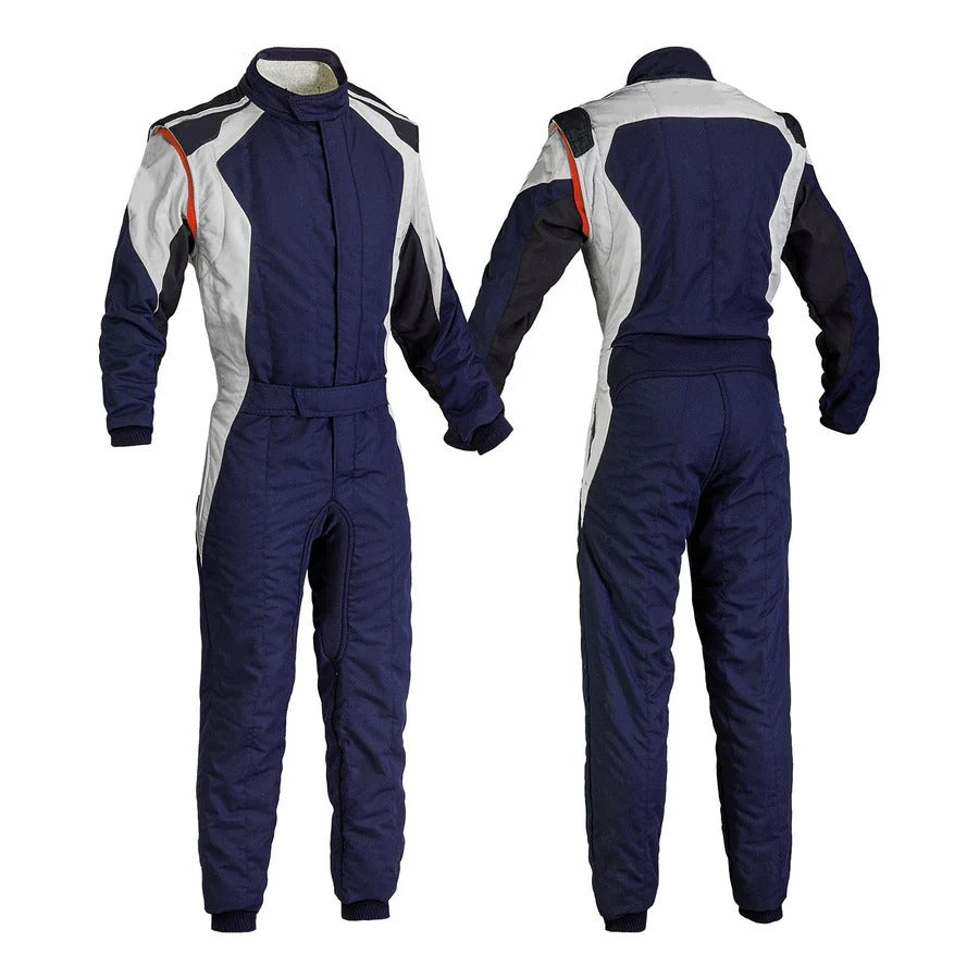 Go-Kart Driver Racing Gear - Navy / White SpeedX Gear