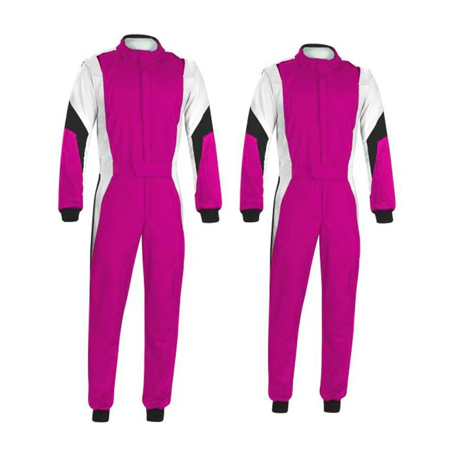 Pink / White Go-Kart Race Cordura One Piece suit SpeedX Gear