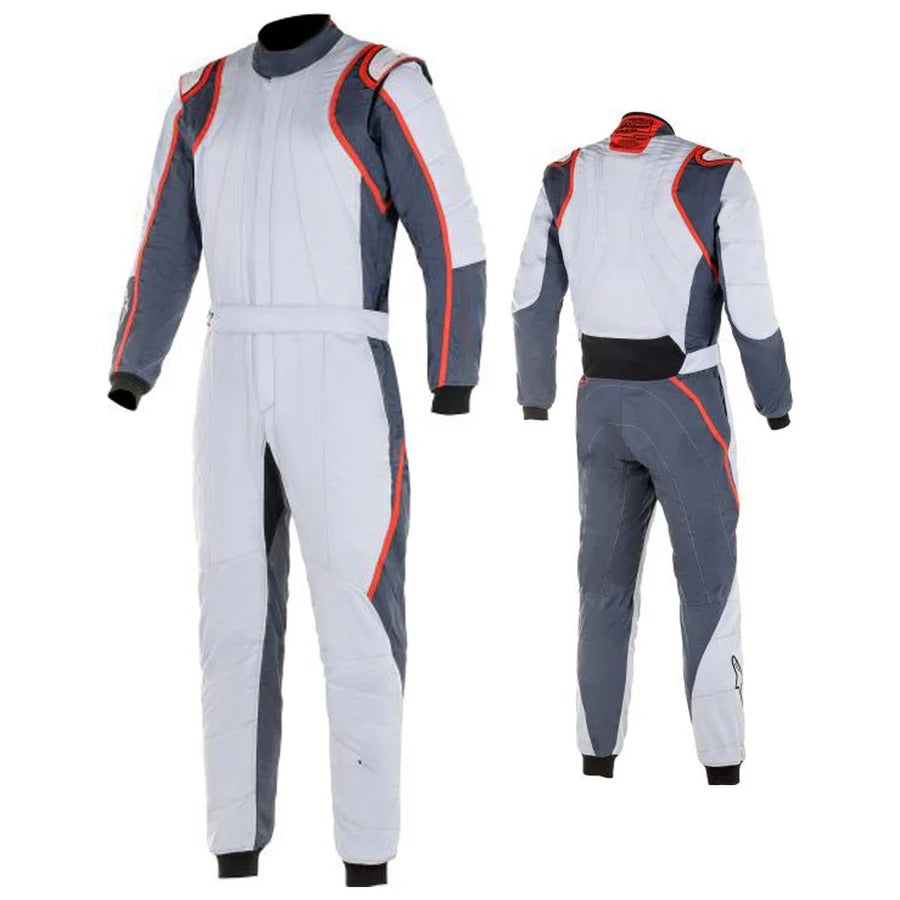 Go Kart Race Suit White SpeedX Gear