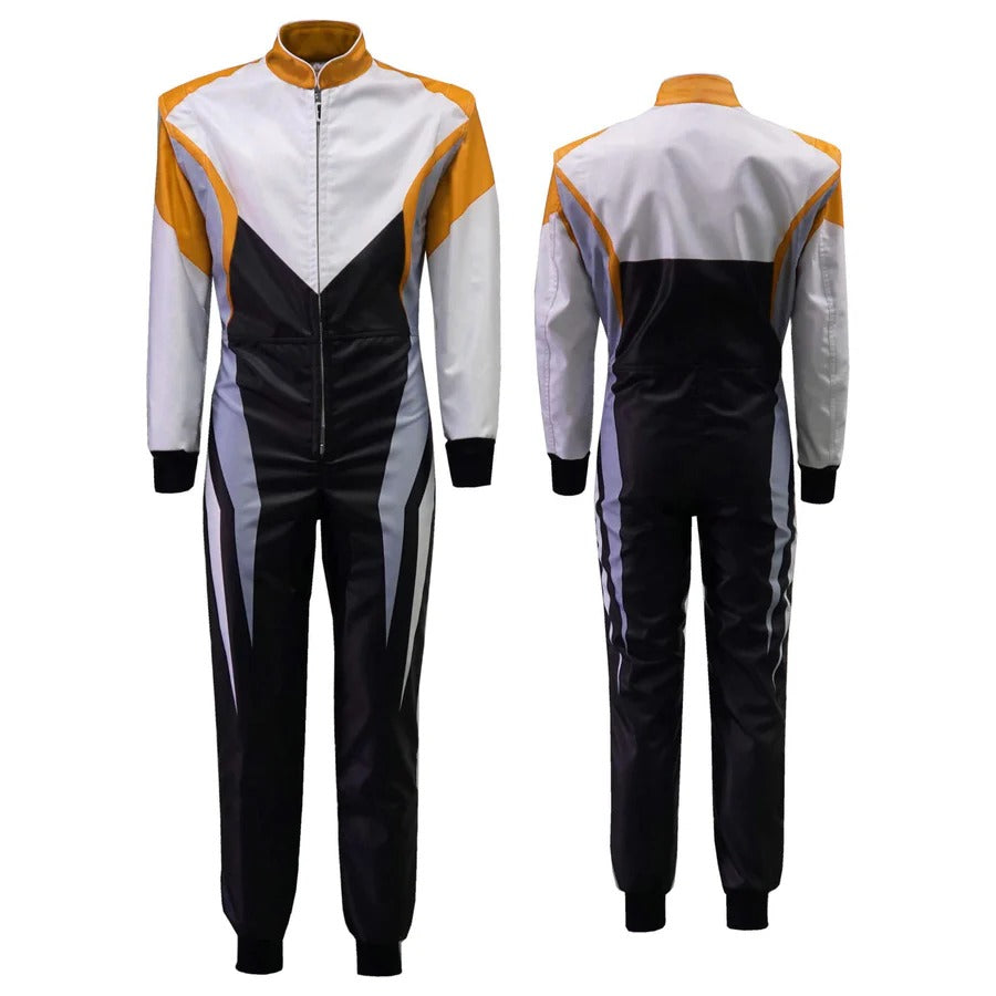 Black ,Chocolate, White Custom Go Kart Race Suit SpeedX Gear