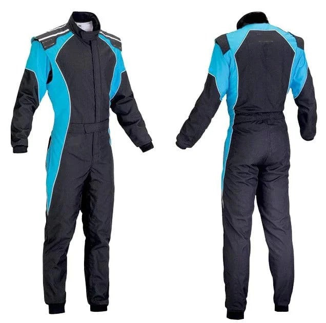 Black & Blue Racing Suit for Go Karting SpeedX Gear