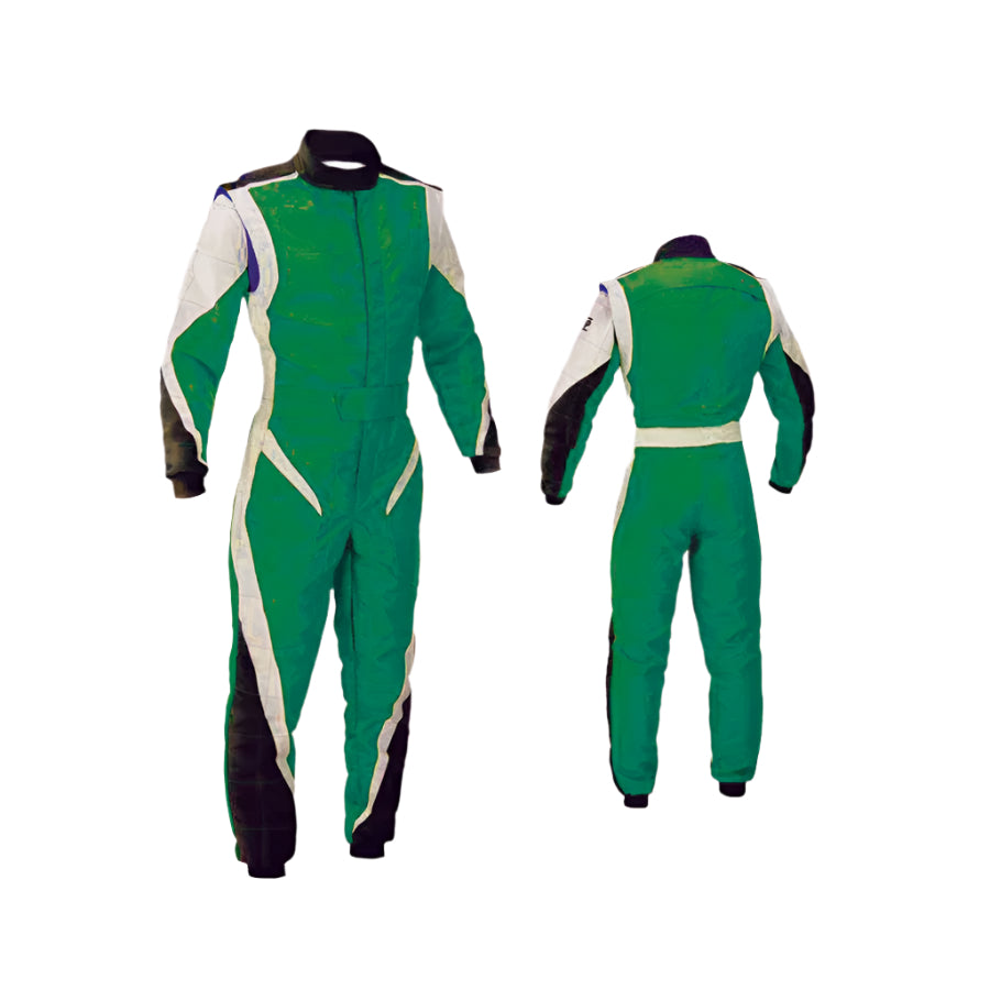 Green Racing Suit for Go Karting SpeedX Gear