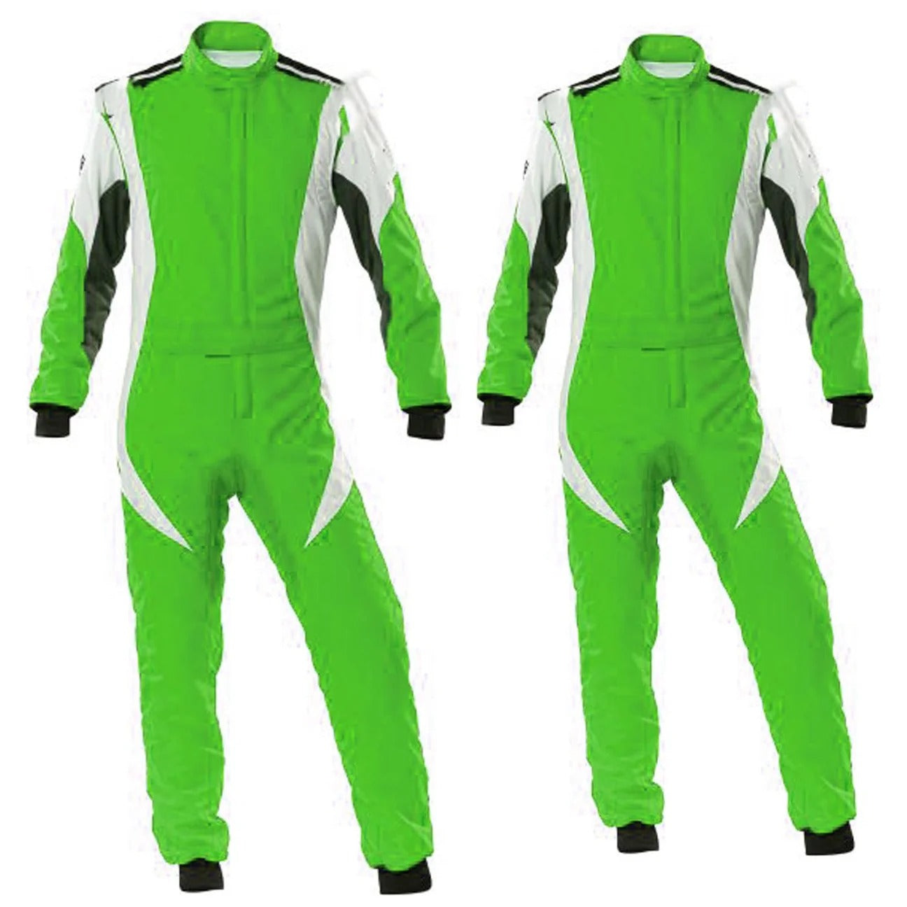 Green Go Kart Racing Suit Men SpeedX Gear