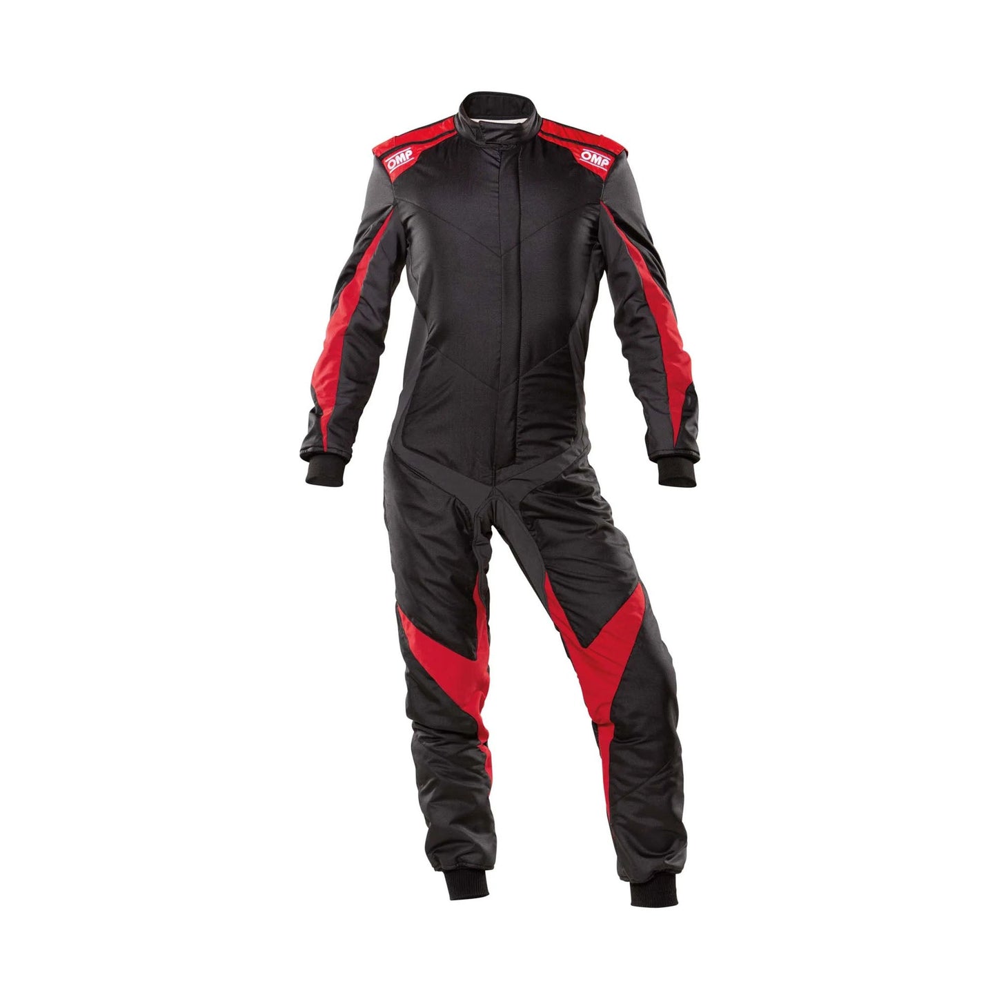 Black / Red OMP Tecnica Evo Racing Suit SpeedX Gear