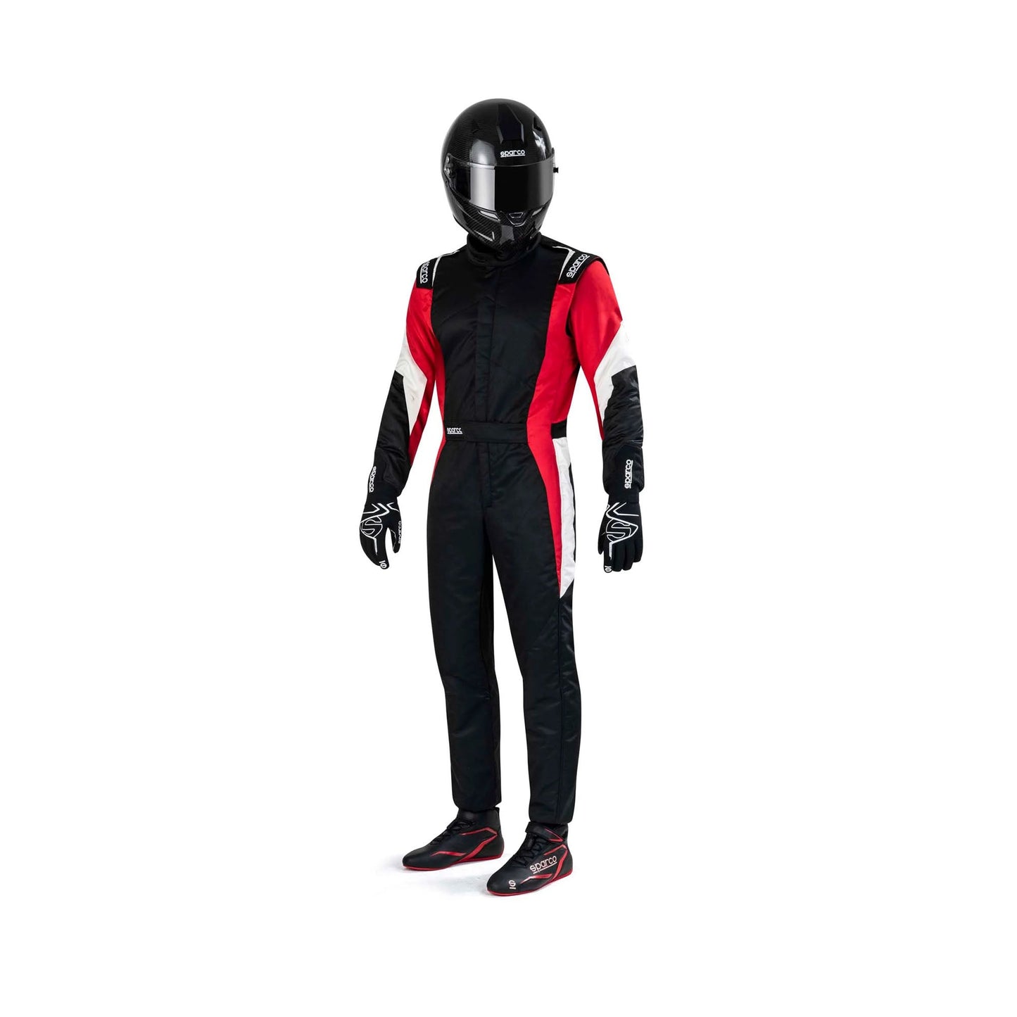 Black / Red Sparco Race Costume SpeedX Gear