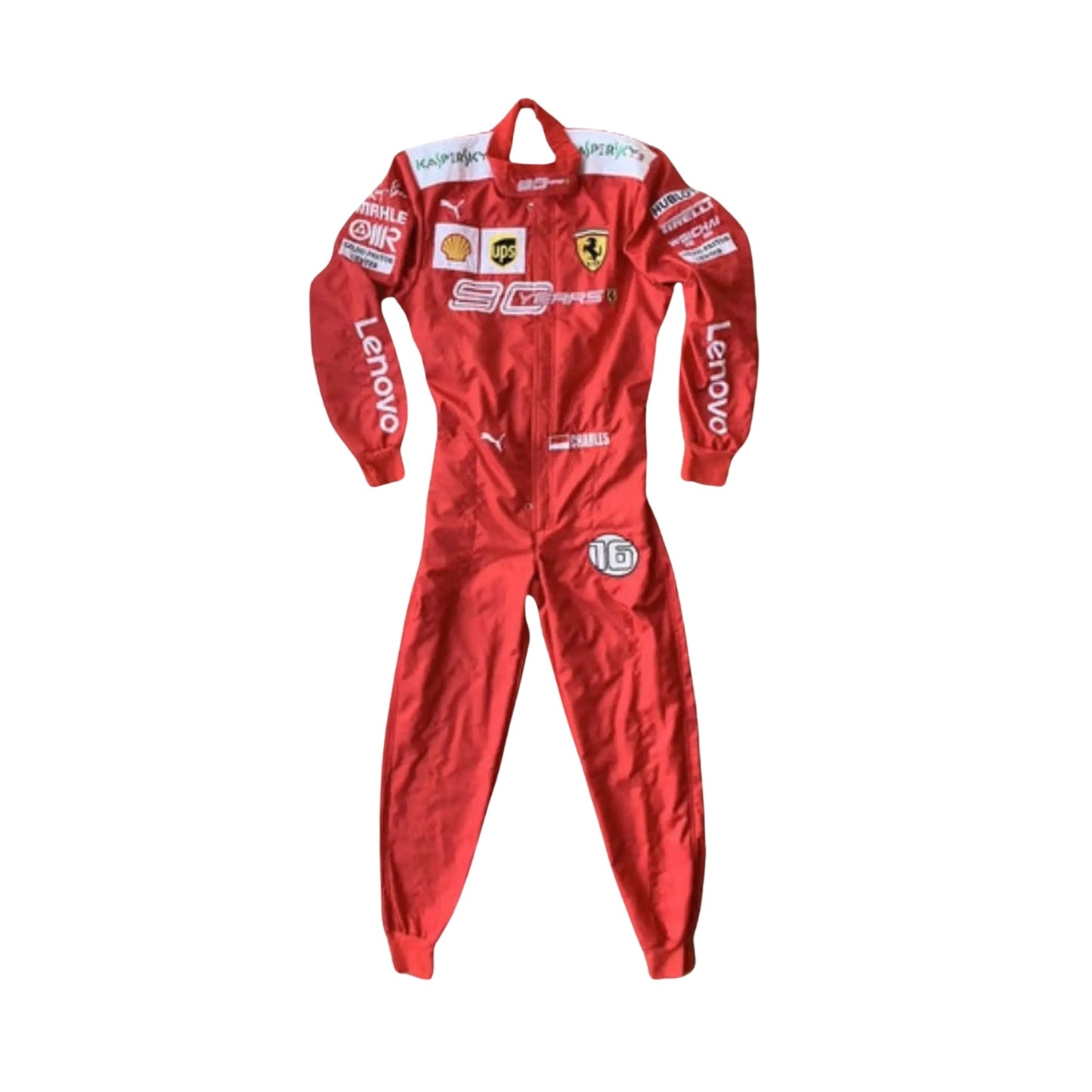 2019 Charles Leclerc Scuderia 90 years f1 Race Suit SpeedX Gear