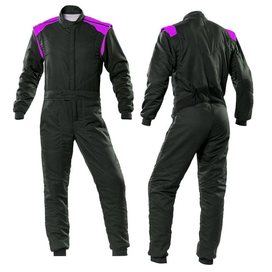 Black Karting Racing Wear SpeedX Gear
