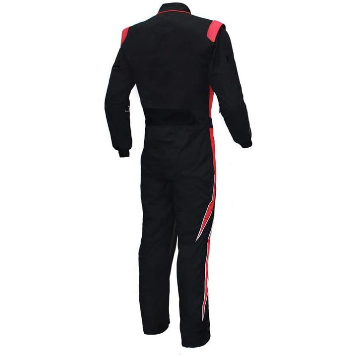 Black & Red Go Kart Race Costume SpeedX Gear