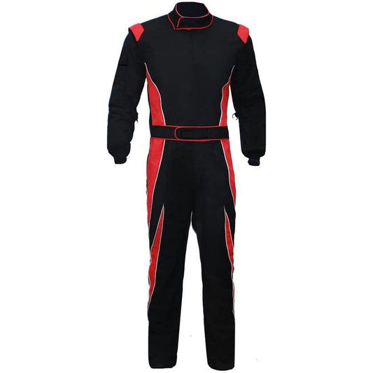 Black & Red Go Kart Race Costume SpeedX Gear
