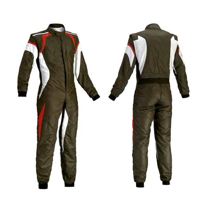 Brown Kart Racing Suit SpeedX Gear