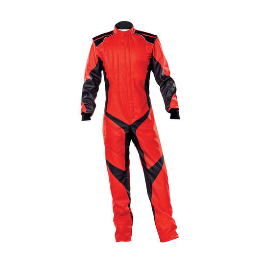 Plain Red Go Kart Racing Outfit SpeedX Gear