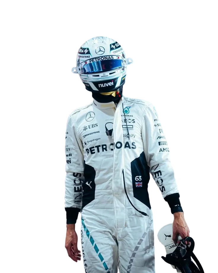 2024 George Russell & Lewis Hamilton Qatar GP F1 Racing Suit - Speedxgear
