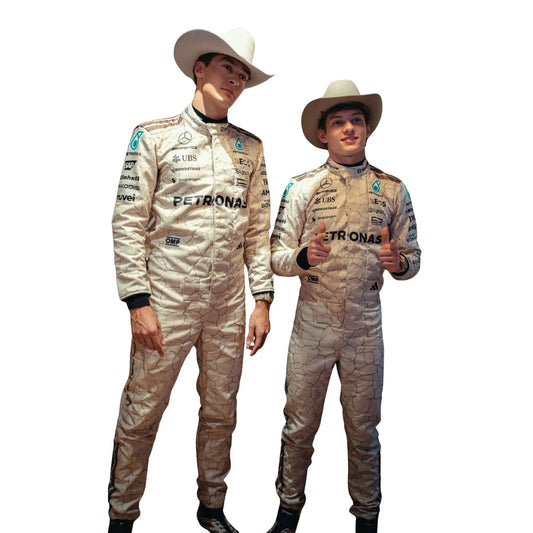 2025 George Russell & Andrea Kimi Antonelli USA Austin GP F1 Racing Suit - Speedxgear