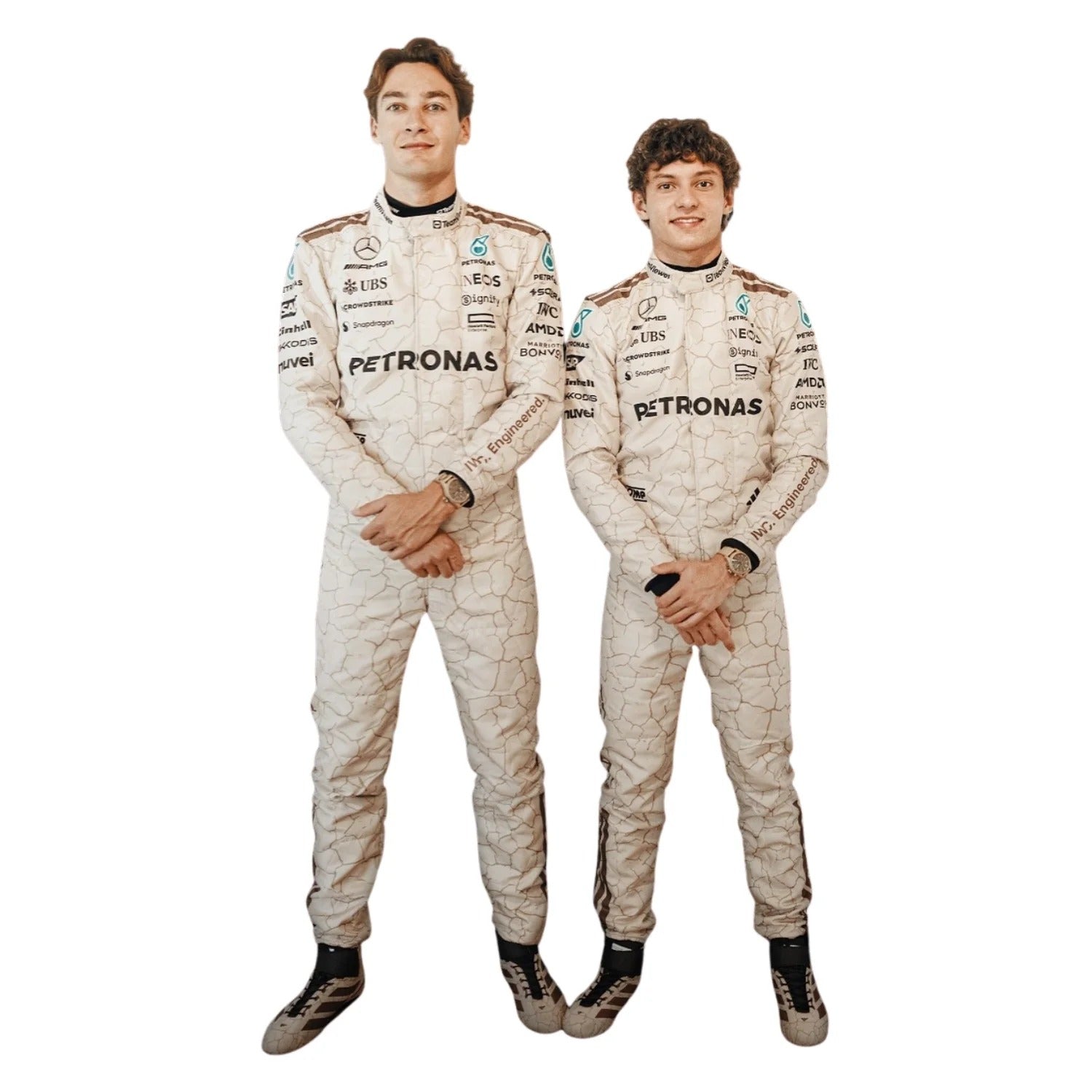 2025 George Russell & Andrea Kimi Antonelli USA Austin GP F1 Racing Suit - Speedxgear