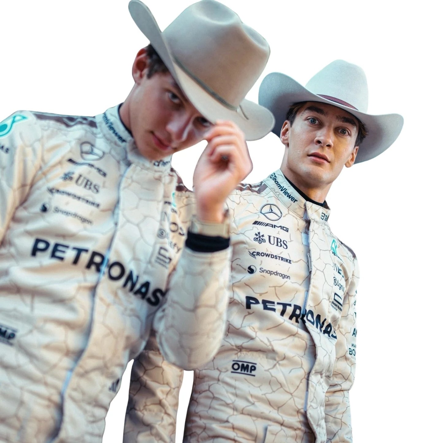 2025 George Russell & Andrea Kimi Antonelli USA Austin GP F1 Racing Suit - Speedxgear