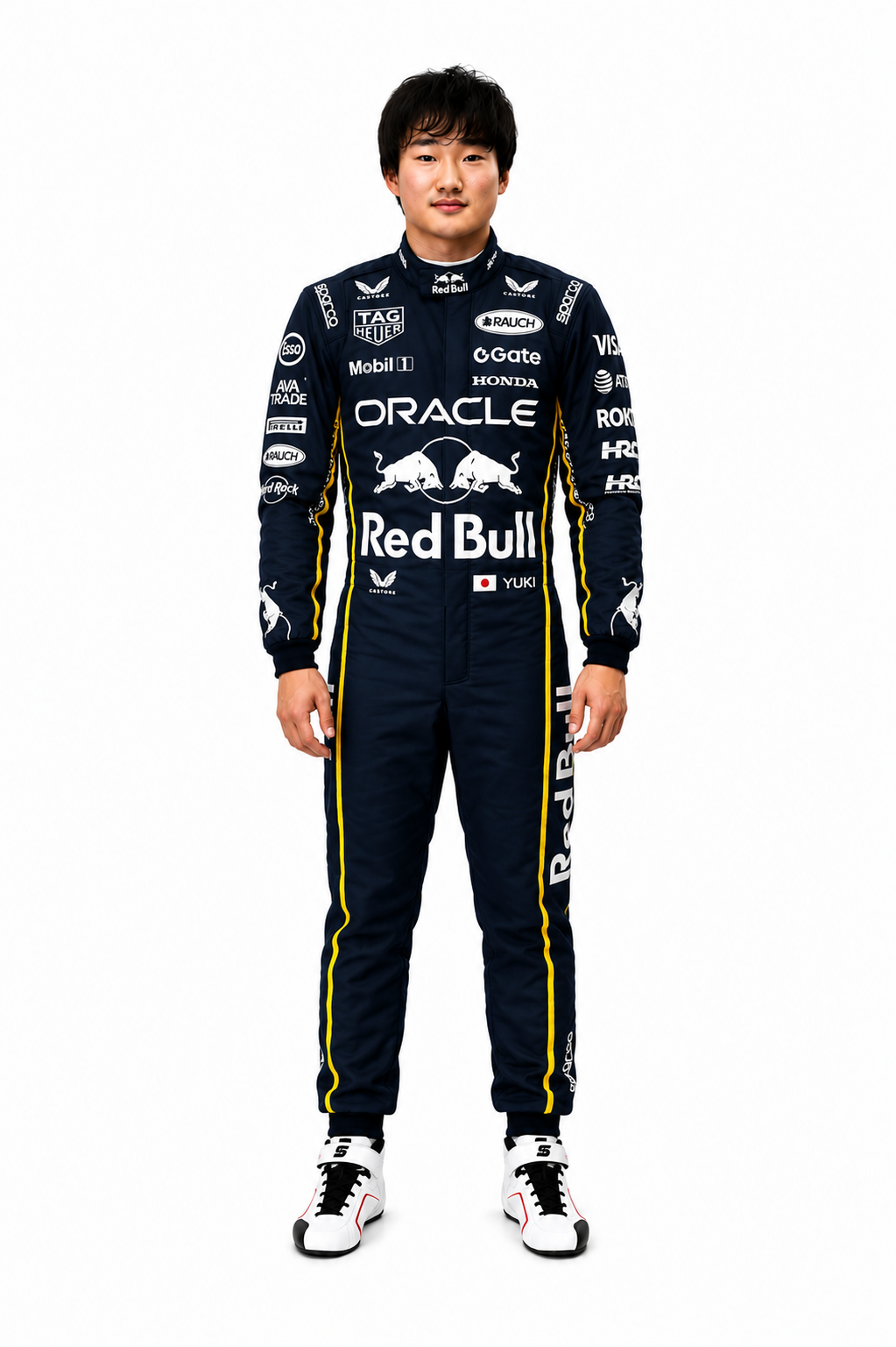 2025 Yuki Tsunoda Las Vegas GP F1 Racing Suit - Speedx Gear