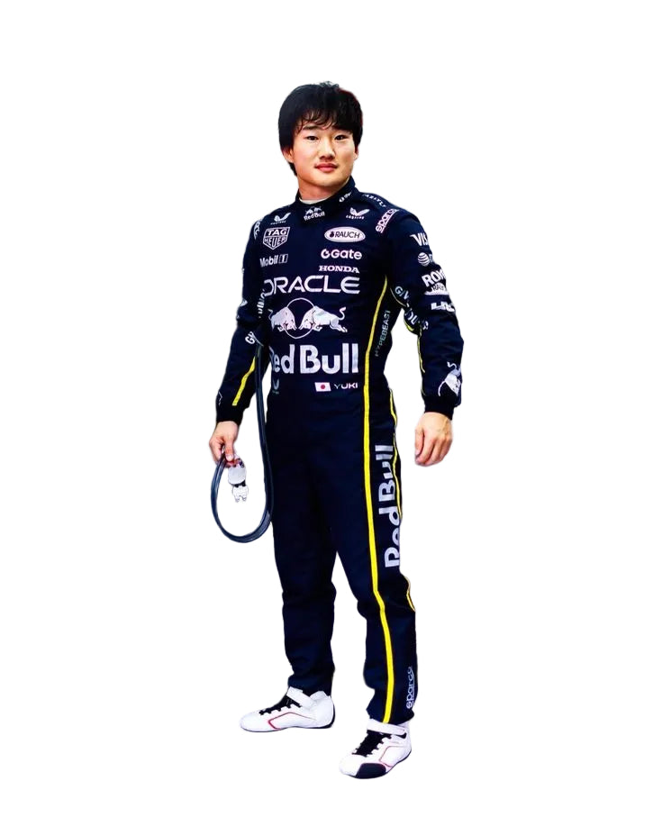 2025 Yuki Tsunoda Las Vegas GP F1 Racing Suit - SpeedxGear