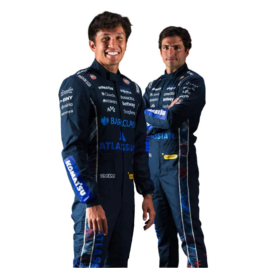 2026 Alex Albon & Carlos Sainz Jr. Special Union Jack British GP F1 Racing Suit - Speedxgear