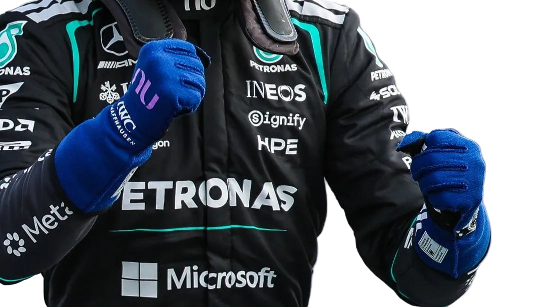 2026 Andrea Kimi Antonelli Mercedes F1 Racing Gloves - Speedxgear