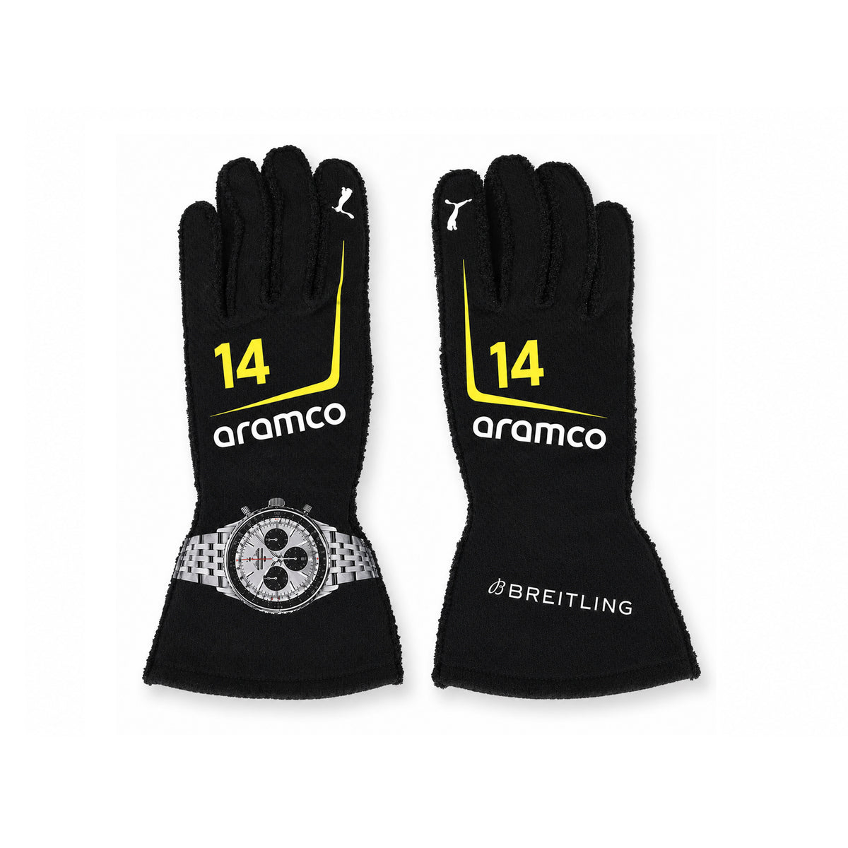 2026 Aston Martin F1 Racing Gloves - Speedxgear