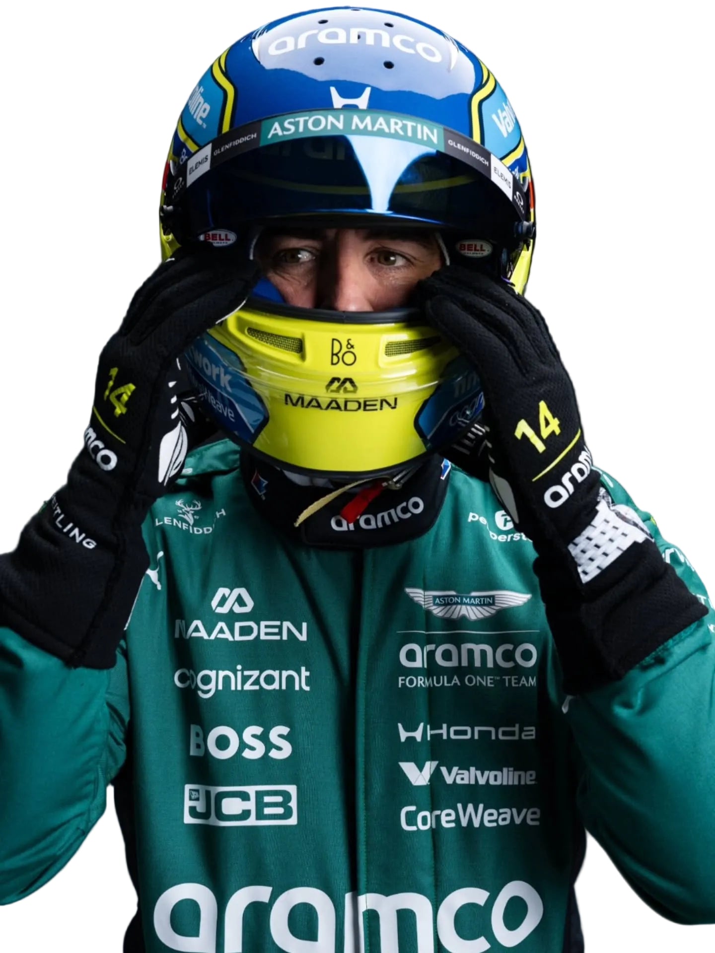 2026 Aston Martin F1 Racing Gloves - Speedxgear