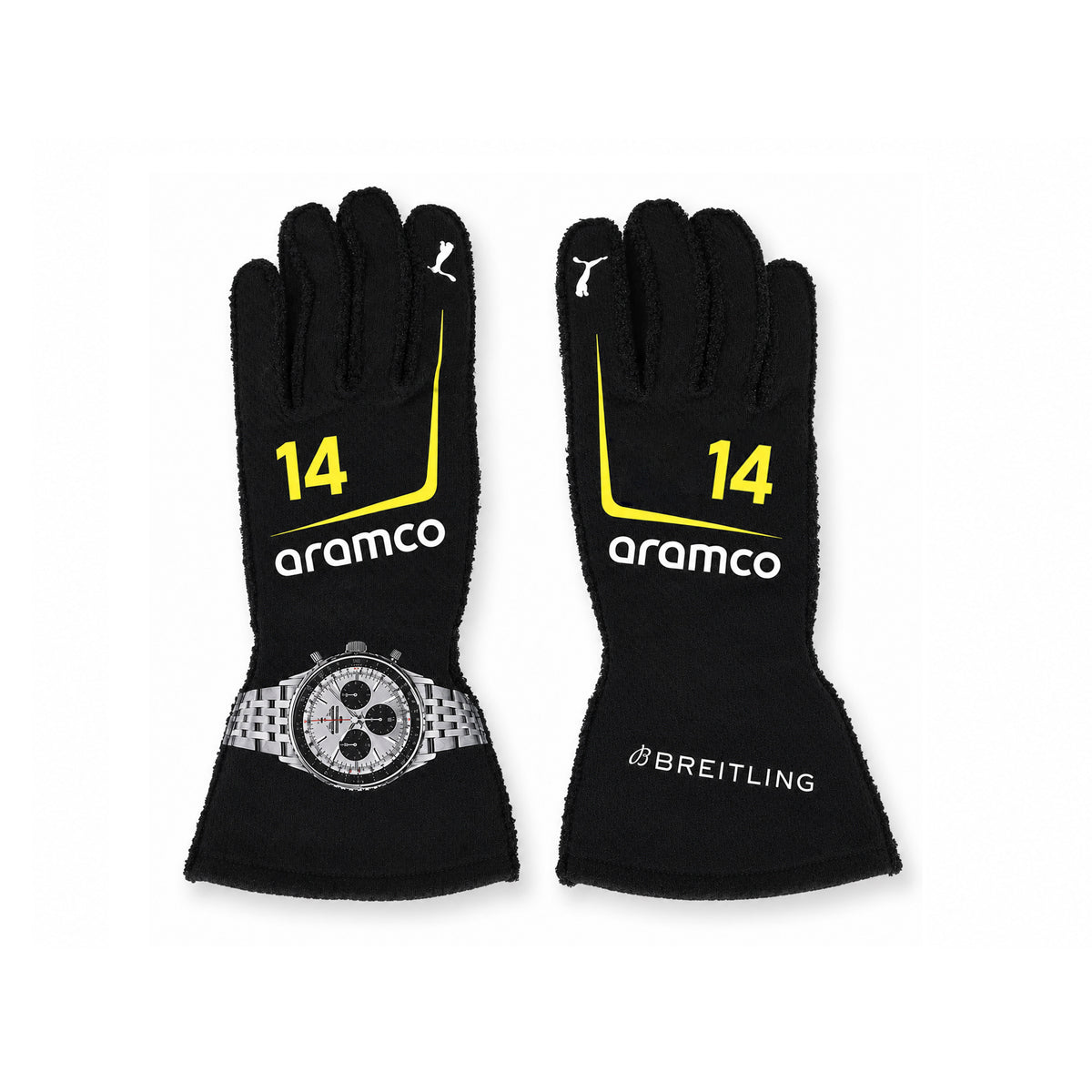2026 Aston Martin F1 Racing Gloves - Speedxgear