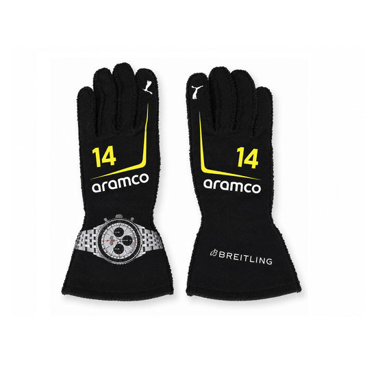 2026 Aston Martin F1 Racing Gloves - Speedxgear