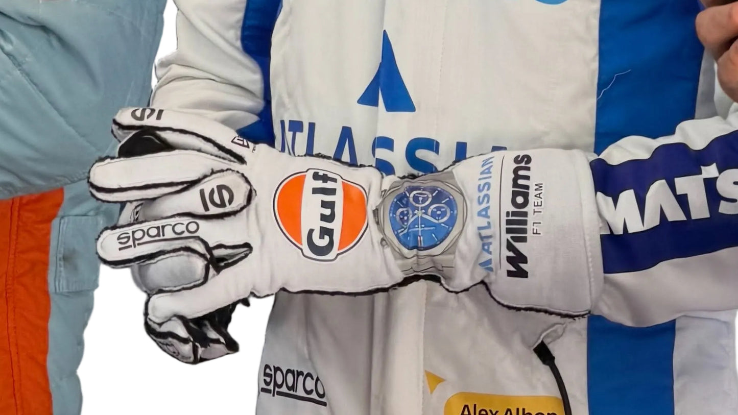 2026 Atlassian Williams F1 Racing Gloves - Speedxgear