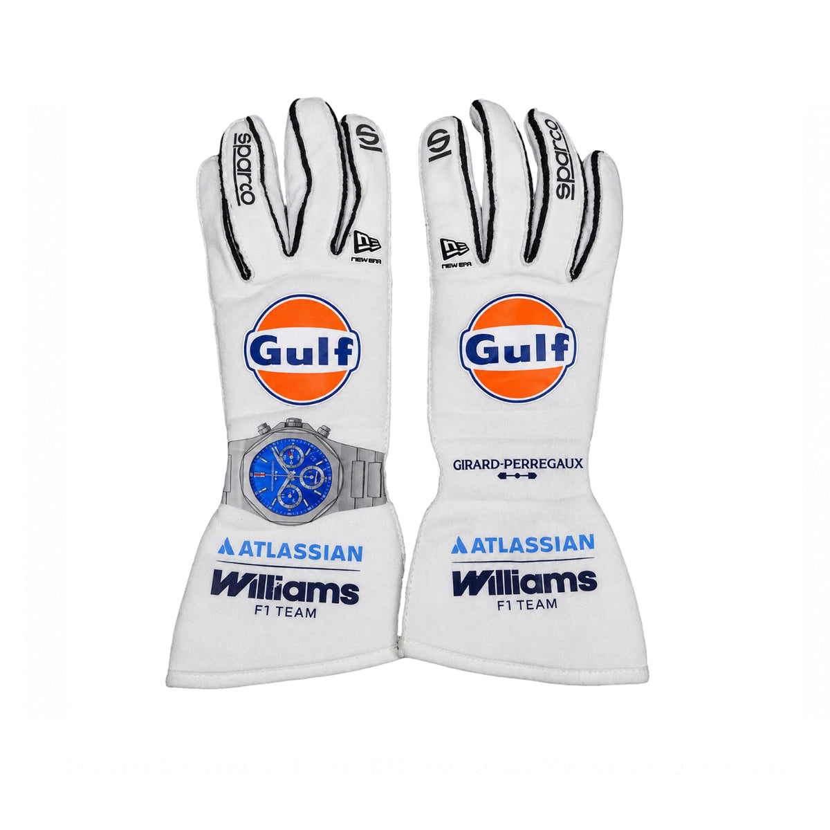 2026 Atlassian Williams F1 Racing Gloves - Speedxgear