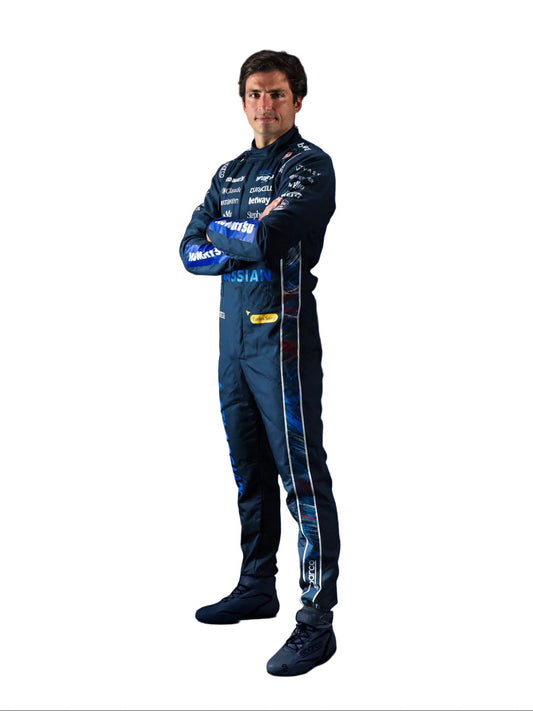 2026 Alex Albon & Carlos Sainz Jr. Special Union Jack British GP F1 Racing Suit - Speedxgear