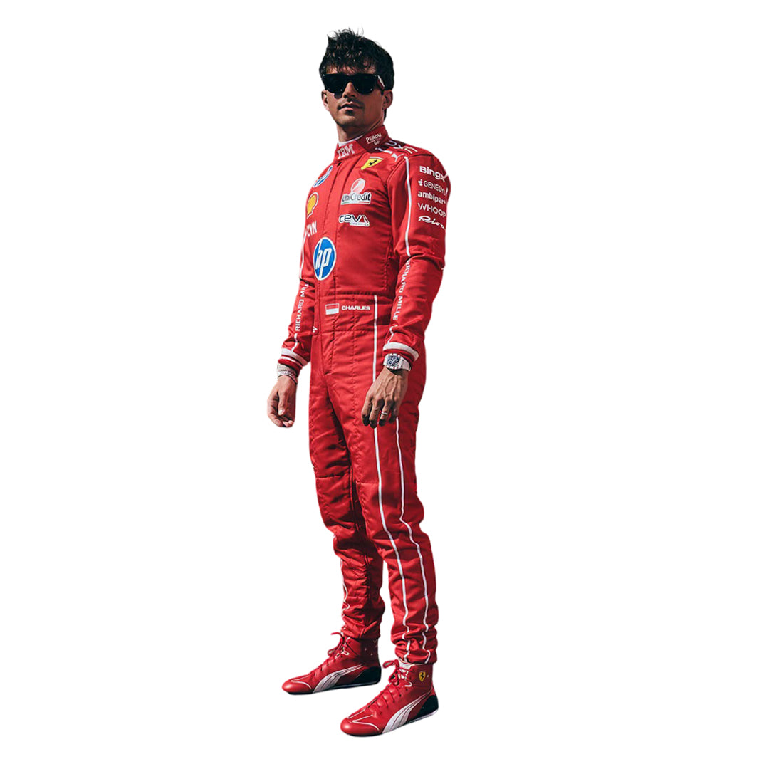2026 Charles Leclerc & Lewis Hamilton Monza GP F1 Racing suit - Speedxgear