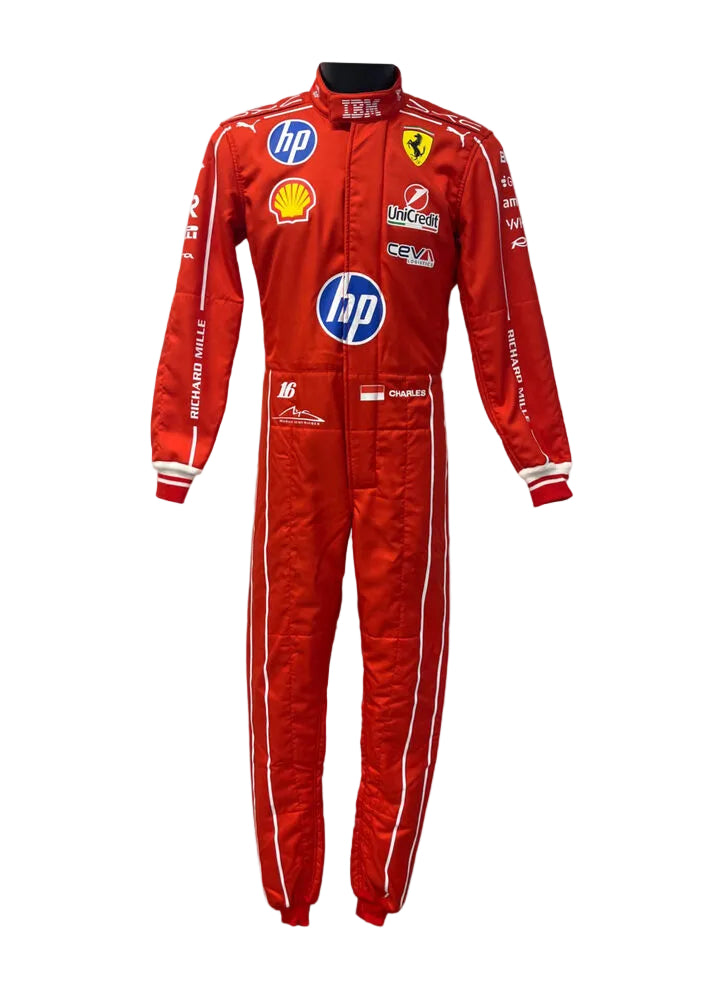2026 Charles Leclerc & Lewis Hamilton Monza GP F1 Racing suit - Speedxgear